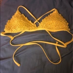 Mustard Yellow Swim Top